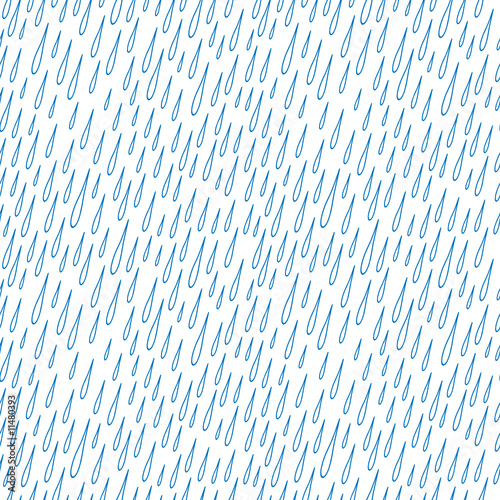 Seamless blue rain drop pattern