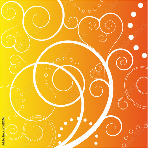 Vektor Ornament mit Herz