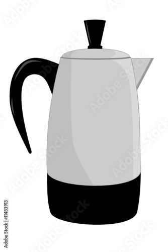 Isolated coffee percolator