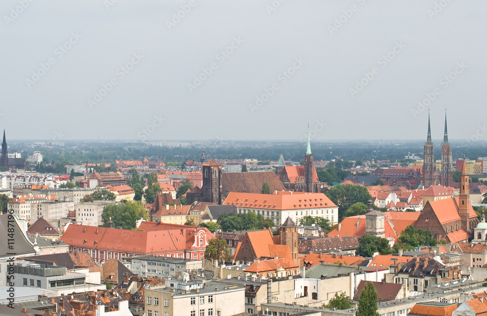 Wroclaw view from the tower