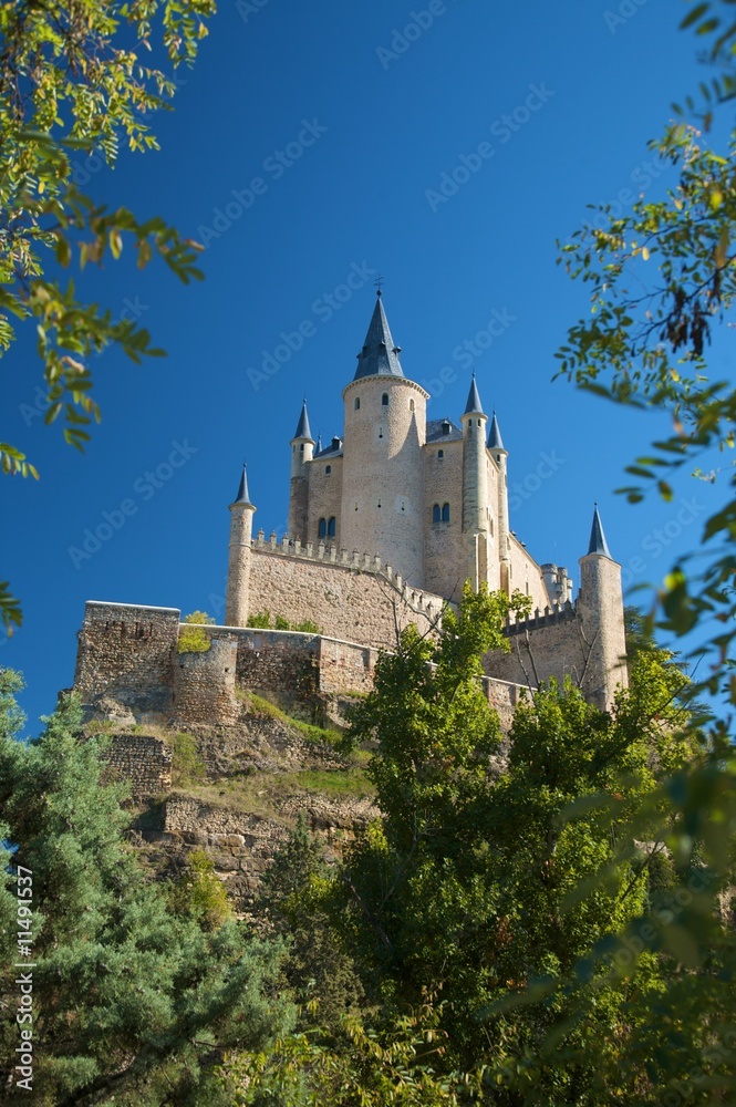 back side of segovia castle