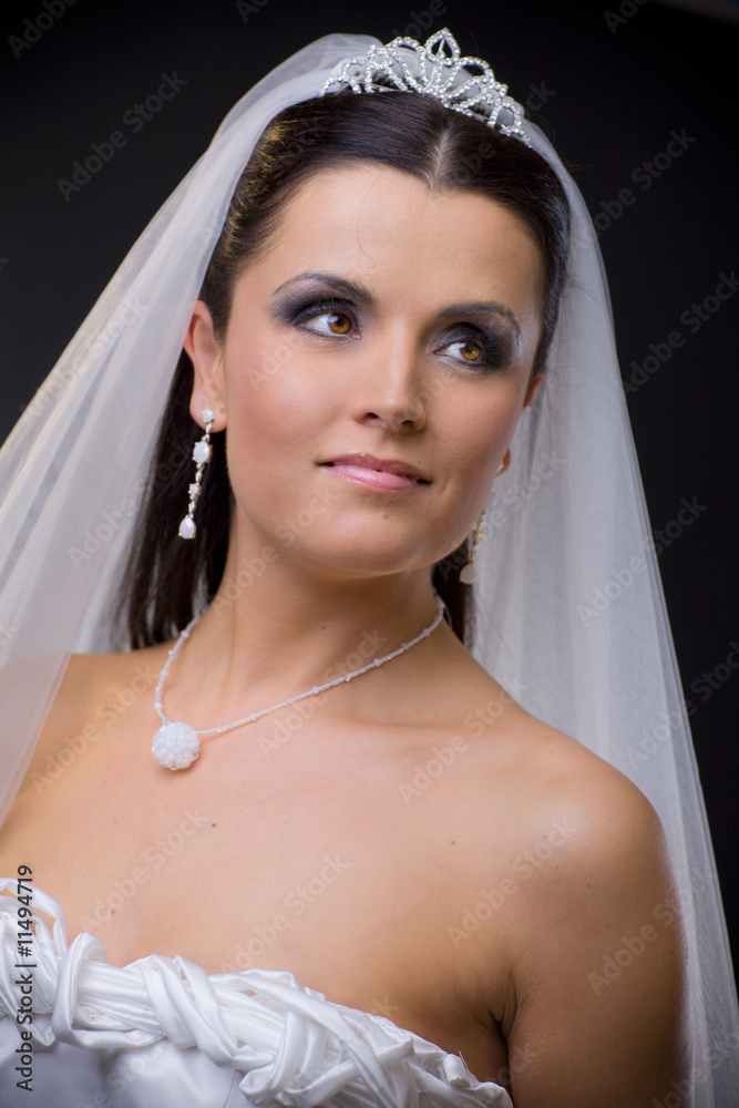 Fototapeta premium Bride in veil