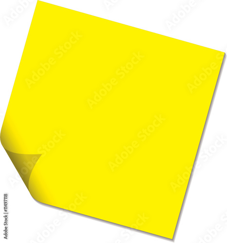 post it yellow drop shadow