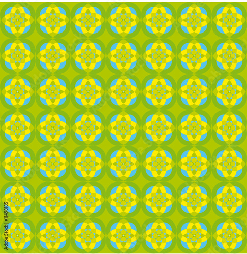 tapisserie seventies verte