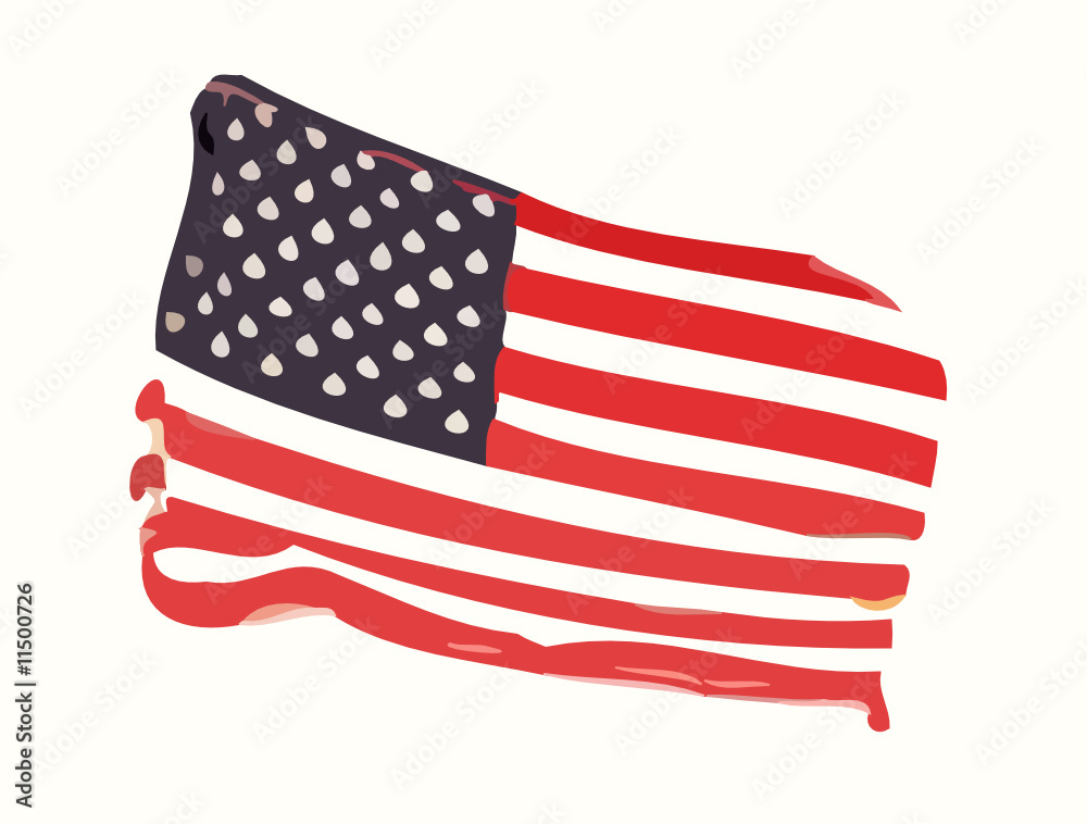 Fototapeta premium drapeau américain