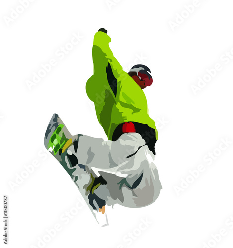 saut snowboard
