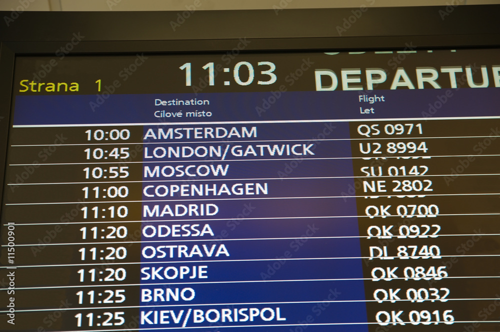 Obraz premium Time schedule