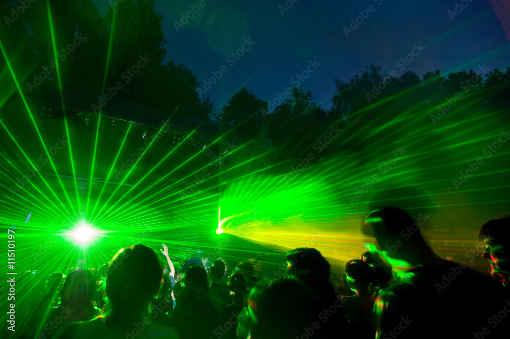 Obraz premium laser show