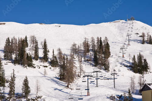 a ski chairlift