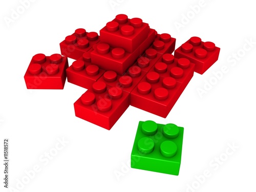 Piezas de construccion