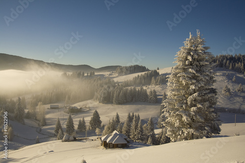 Winter mountain Landscape