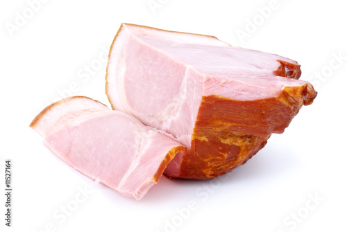Slika na platnu Piece of gammon and slice
