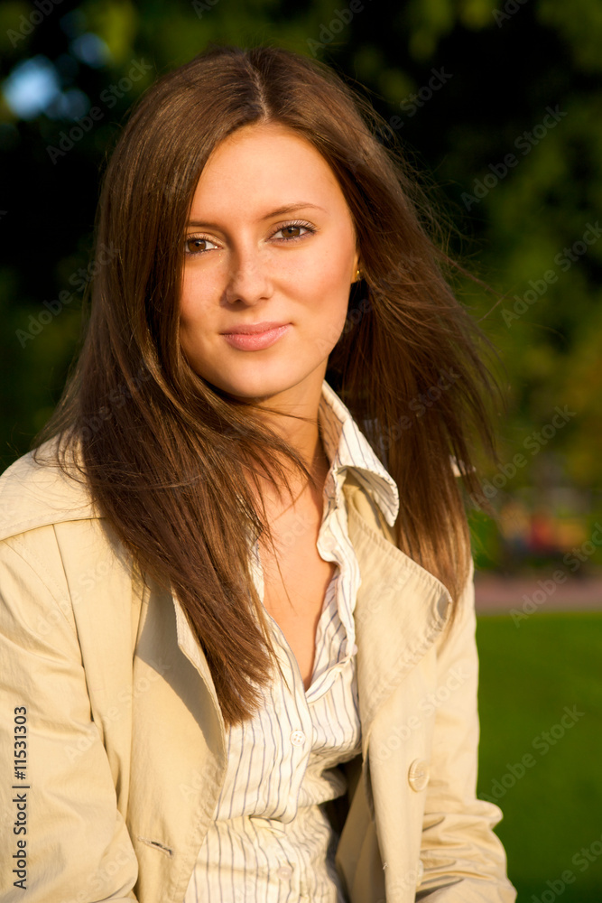 Portrait of a beautiful young attractive women