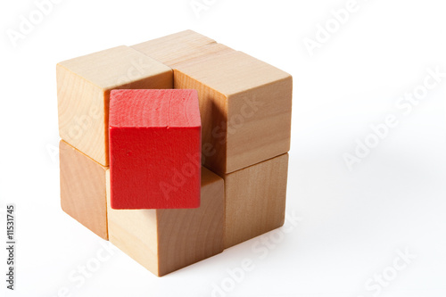 Brick of cubes