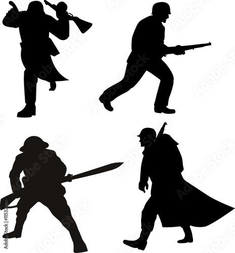 Military silhouette