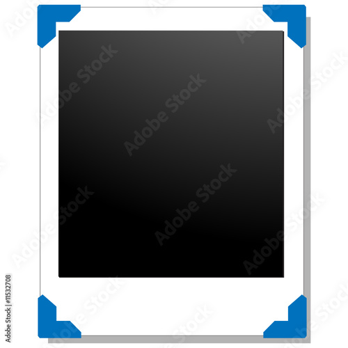 blank Polaroid vector illustration