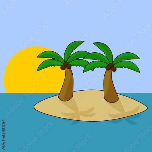 Tropical island