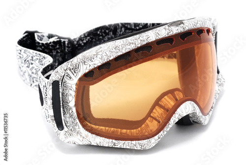 Intresting snowboard mask isolated 2