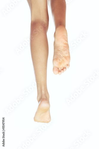 Canvas Print Shoeless runner