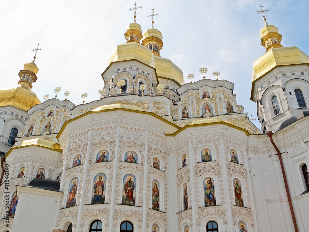 Obraz premium Temple in The Kievo-Pechora Monastery, Kiev.Ukraine