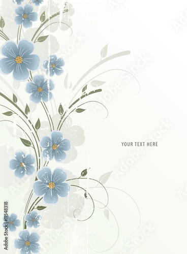 spring abstract floral background with space for your text