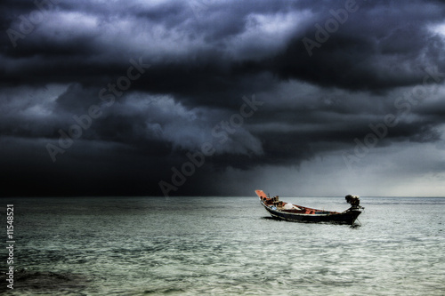 Stormy sea (Koh Tao, Thailand) #11548521