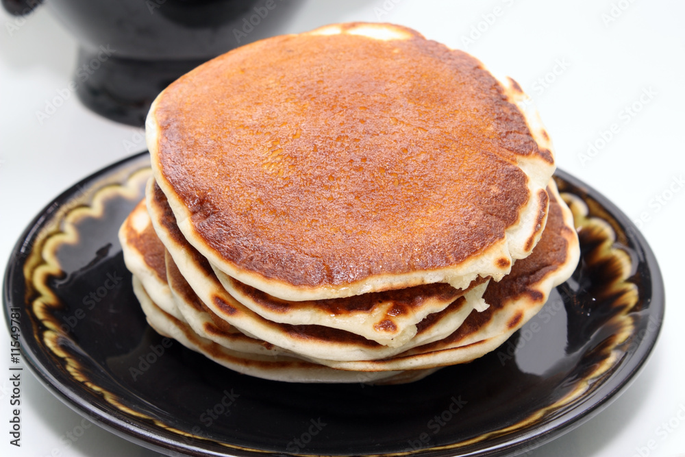 Pancakes on a plate Pancakes on a plate