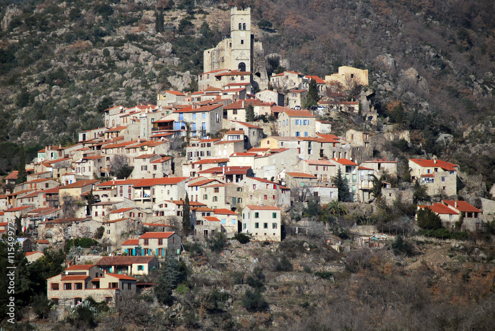 Naklejka premium Eus dans les Pyrénées Orientales