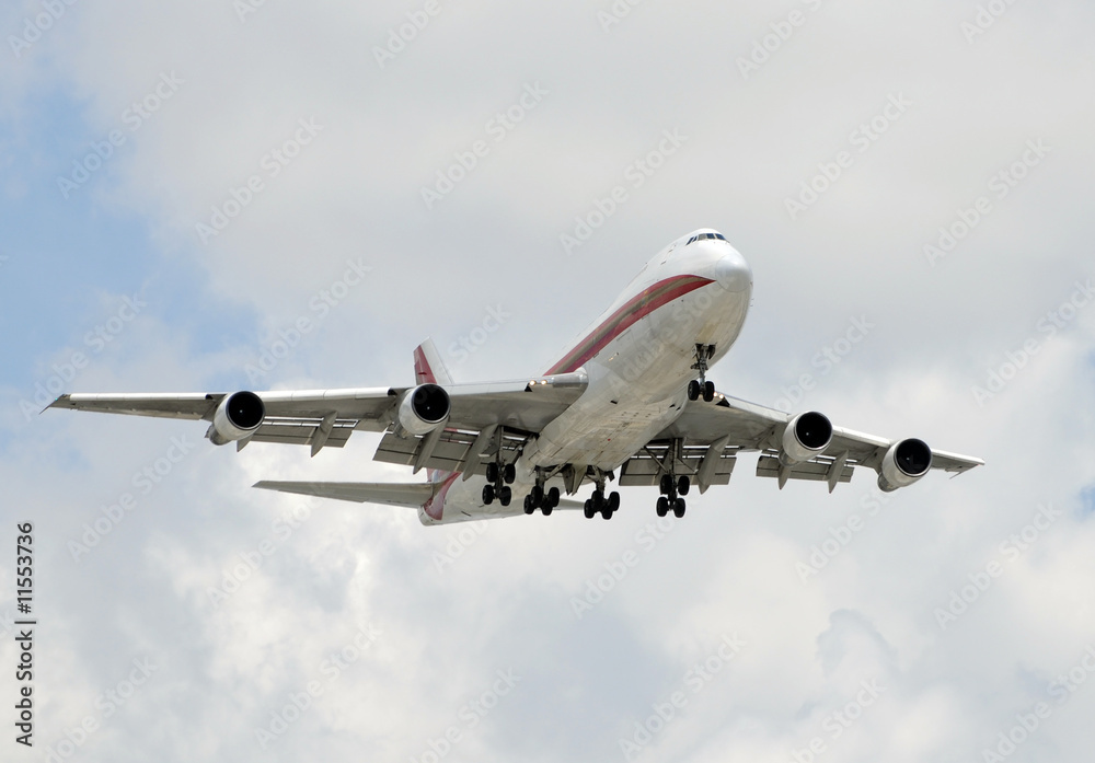 Naklejka premium Jumbo jet