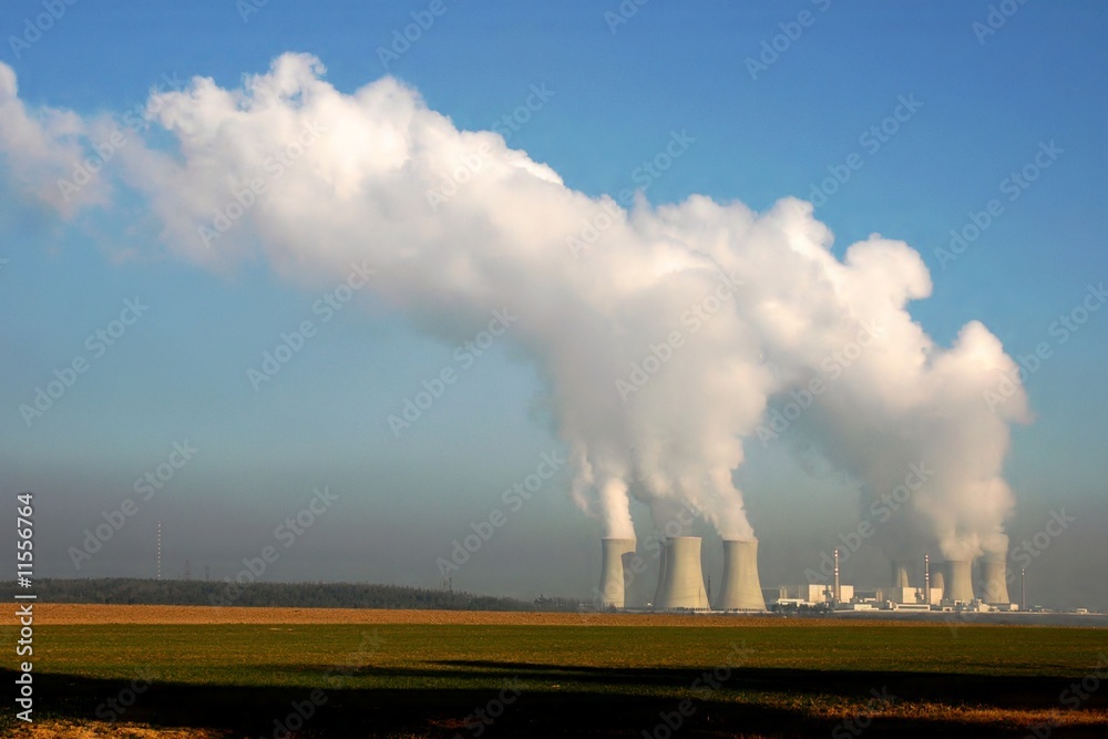 Obraz premium Nuclear power plant in Dukovany (Czech Republic)