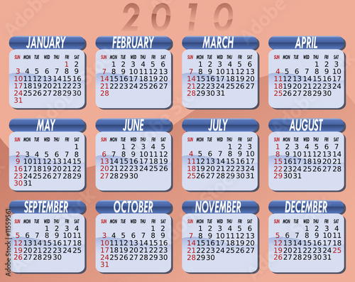 2010 Calendar by Willierossin