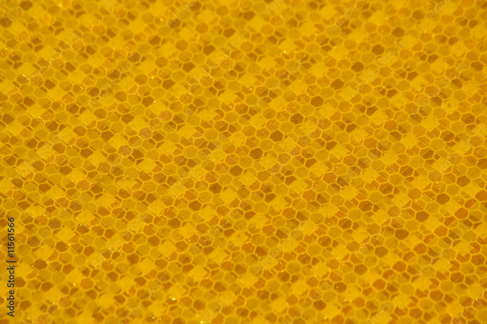 Yellow traffic sign macro Yellow traffic sign macro