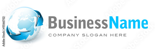 Obraz na płótnie Business logo w salonie