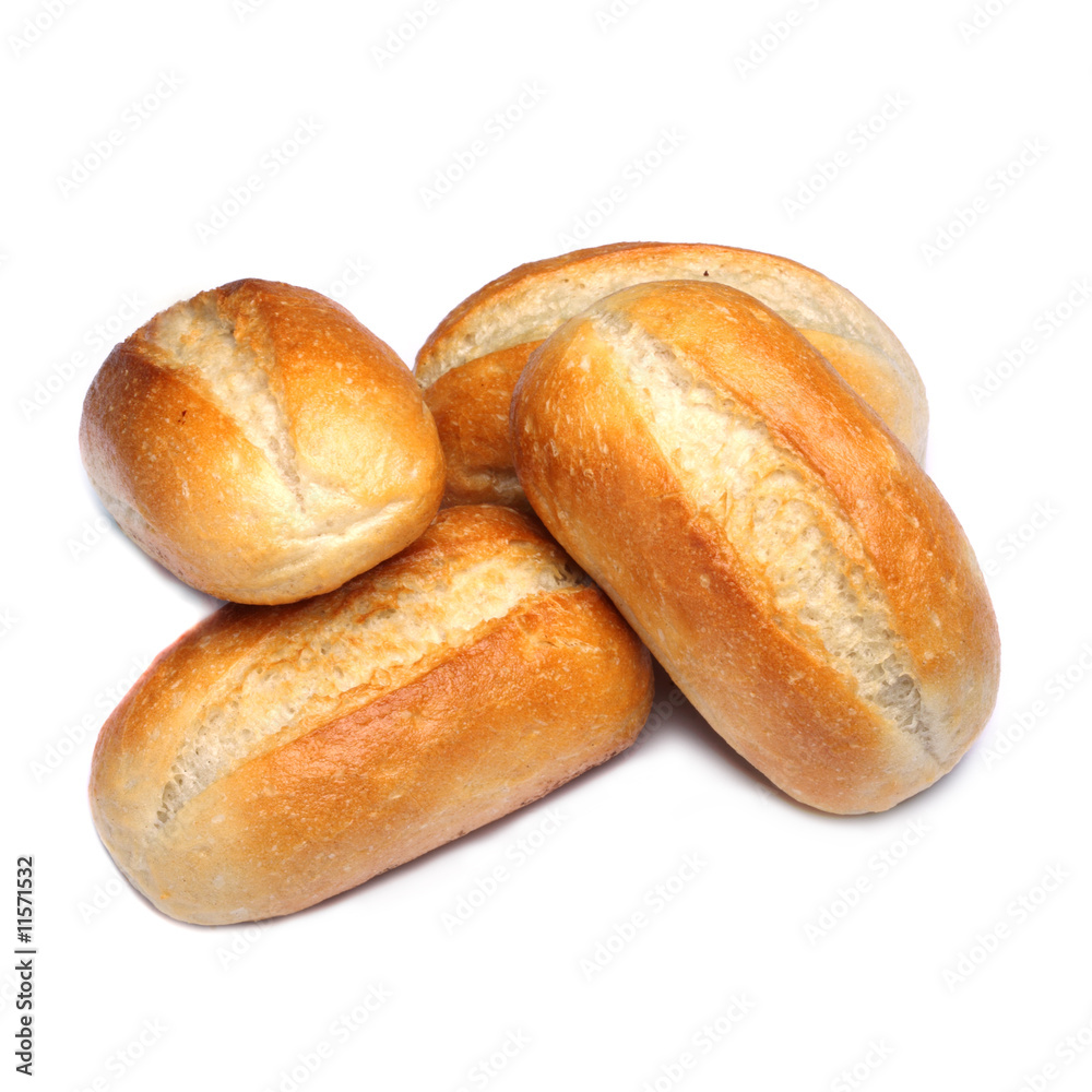 bread isolated on white bread isolated on white