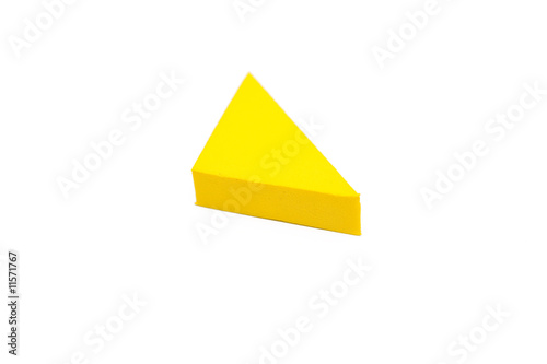 Free Download triangle isolated on white - GFXLoad