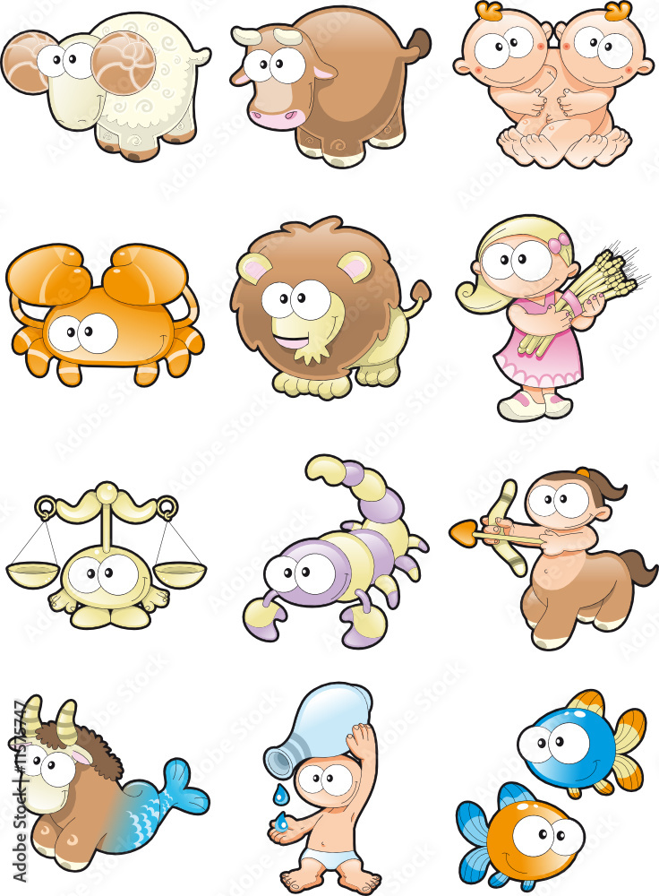 Fototapeta premium Funny Zodiac