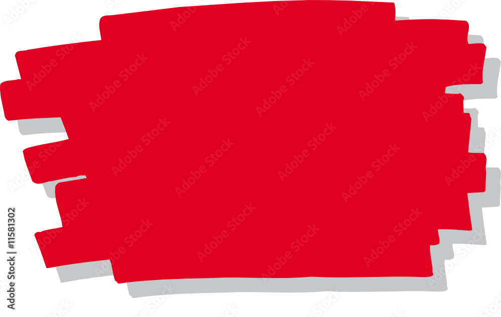 Wischer 2 rot Schatten