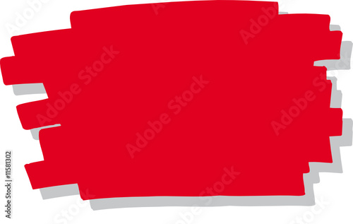 Wischer 2 rot Schatten