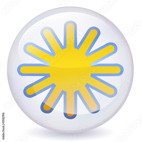 Boule de cristal climatisation du chaud (ombre)
