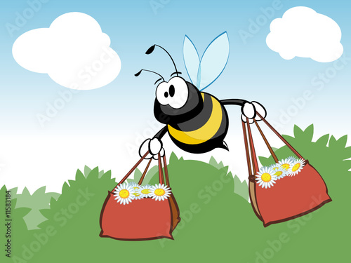 Buzzing Shopping Bee