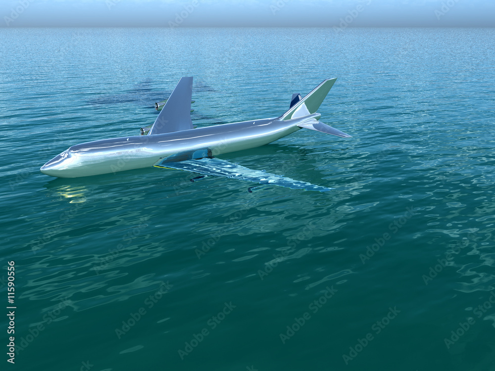 Plane In Water Plane In Water