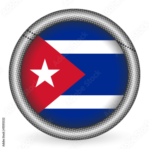 Free Download Cuba flag button - GFXLoad