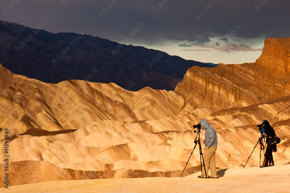 Photographers Hunting for Morning Light in Death Valley