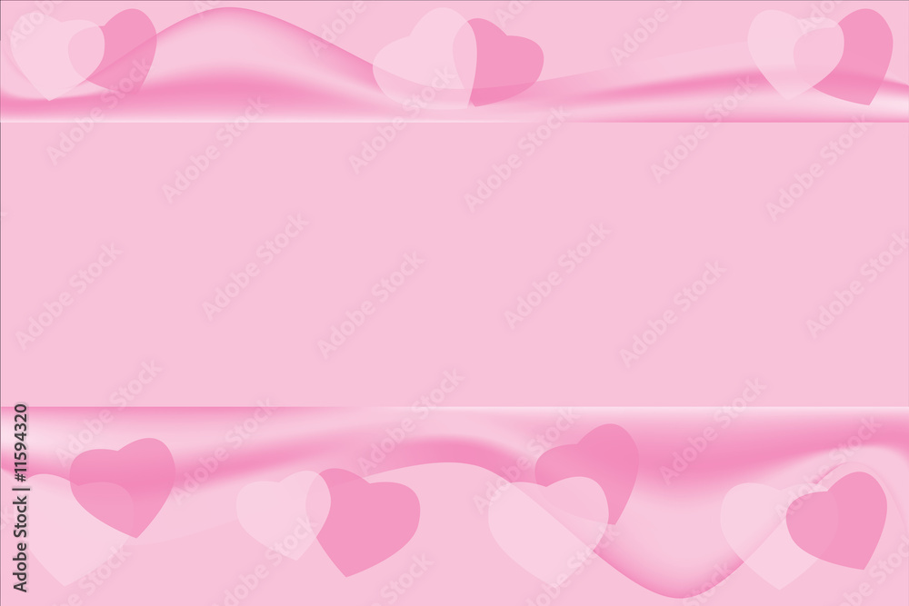 Pink hearts background for Valentines.