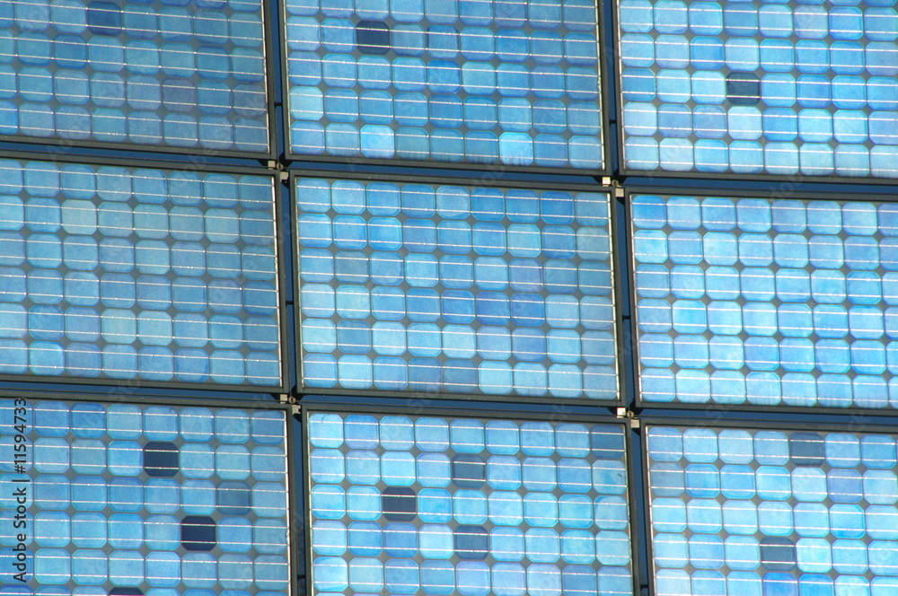 Fototapeta premium sonnenkollektoren