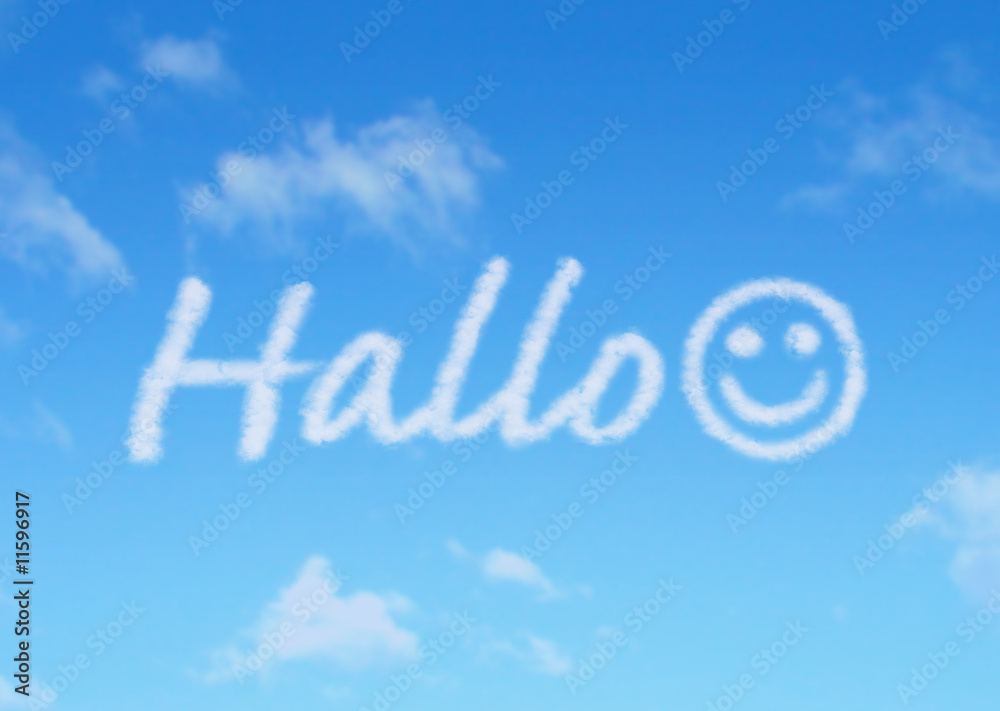 飛行機雲 Hello : )
