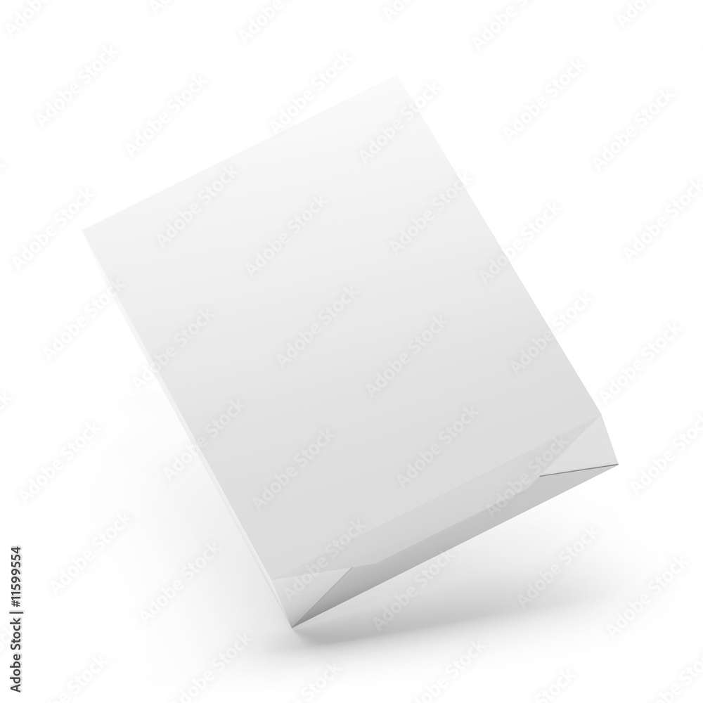 Isolated Paper Box Isolated Paper Box