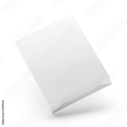 Isolated Paper Box
