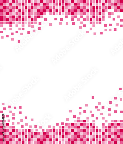 Pink mosaic background