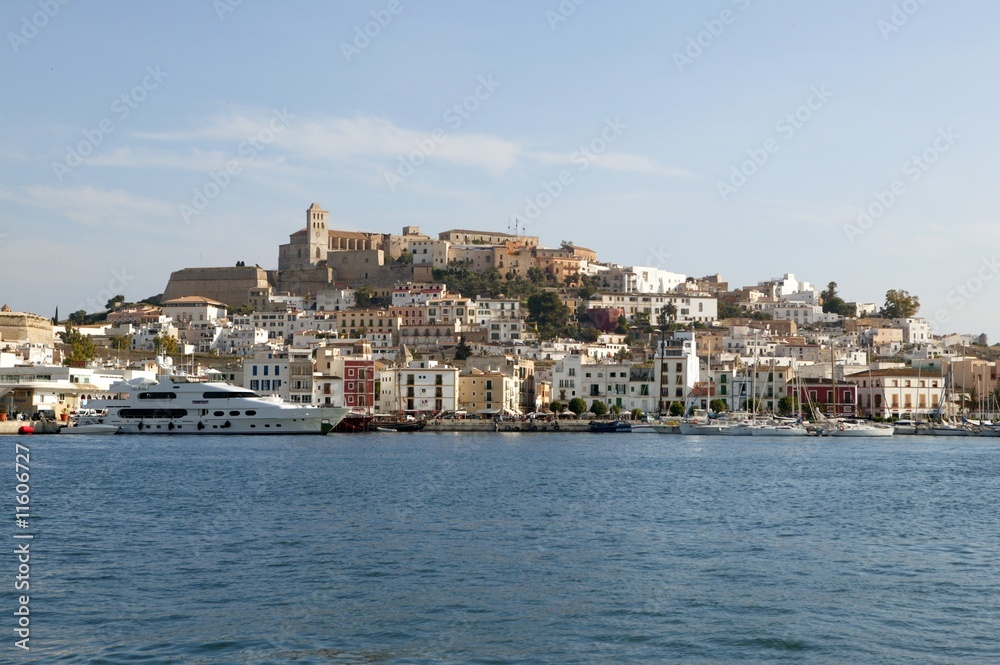 Ibiza from balearic islands in Spain